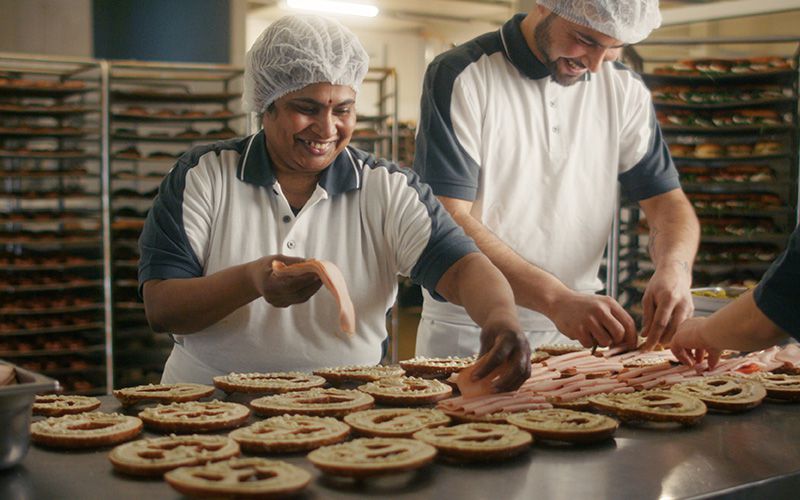 Produktion bei der Bertschi Bäckerei AG