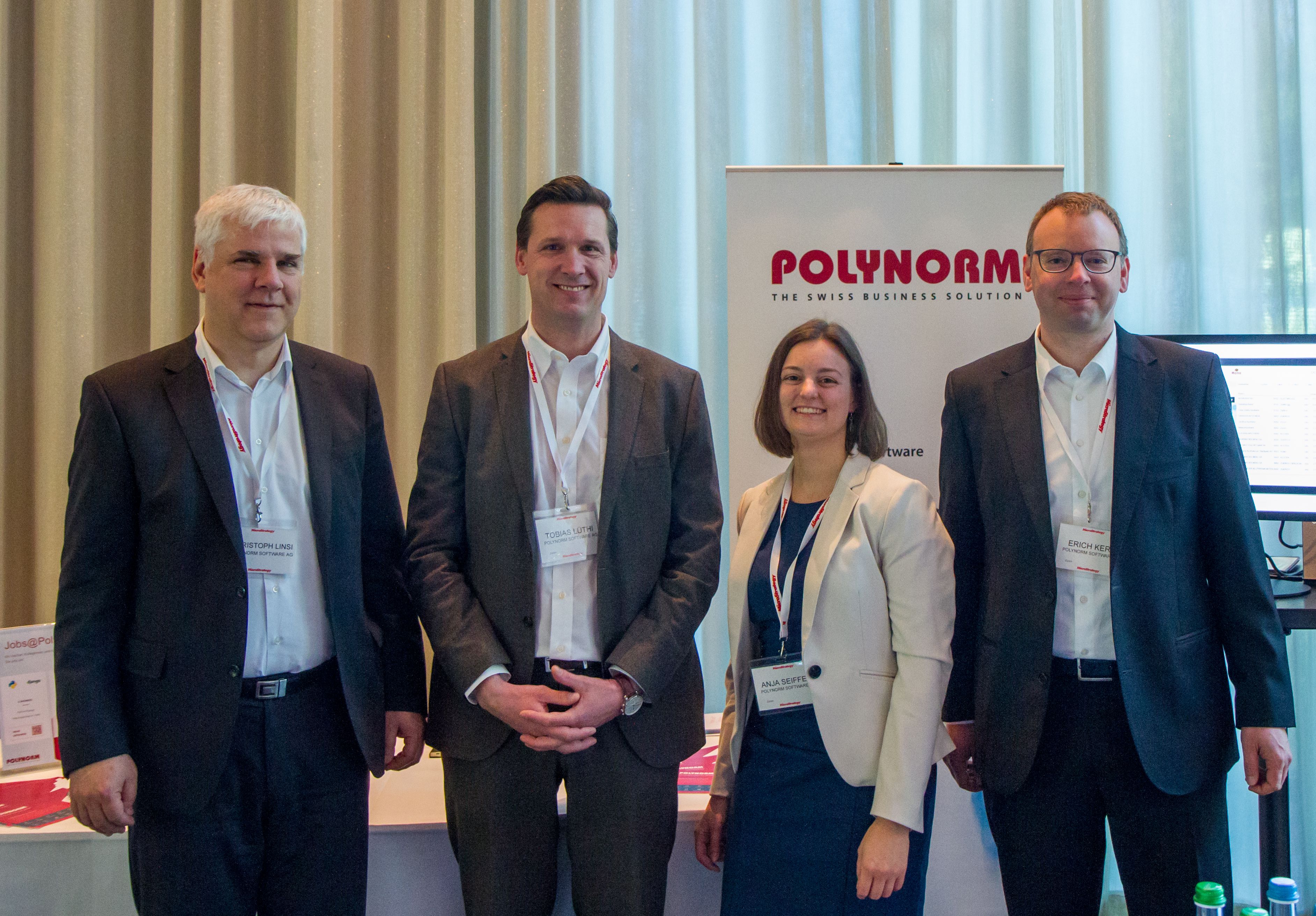 Polynorm Team am MicroStrategy Symposium 2019, Zürich