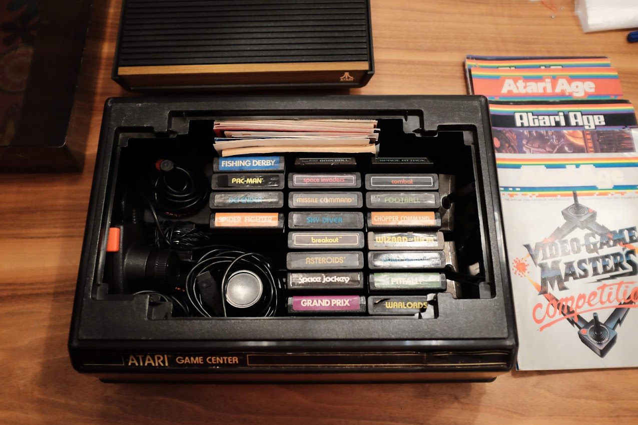 Atari 2600 mit Umbau von RF auf Composit Anschluss