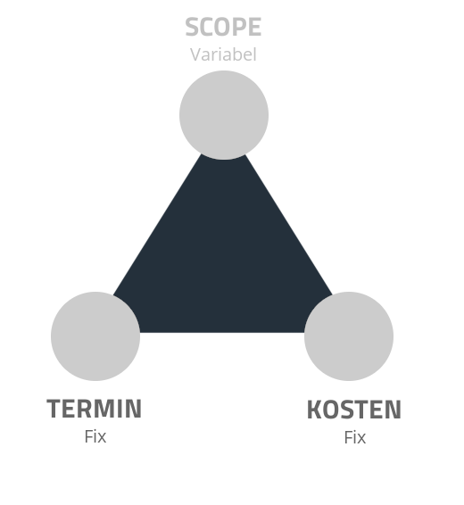 Agile Softwareeinführung: Scope variabel, Termin und Kosten fix