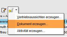 Screen: Dokument erzeugen