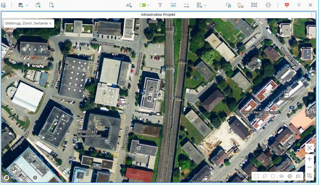 Beispiel Karten-Visualisierung-Infrastruktur Projekt