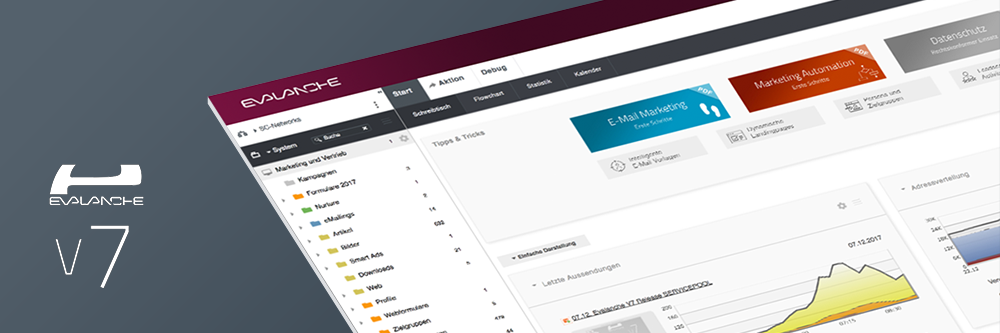Evalanche: Modernes, datenschutzkonformes E-Mail Marketing mit Hosting in Deutschland.